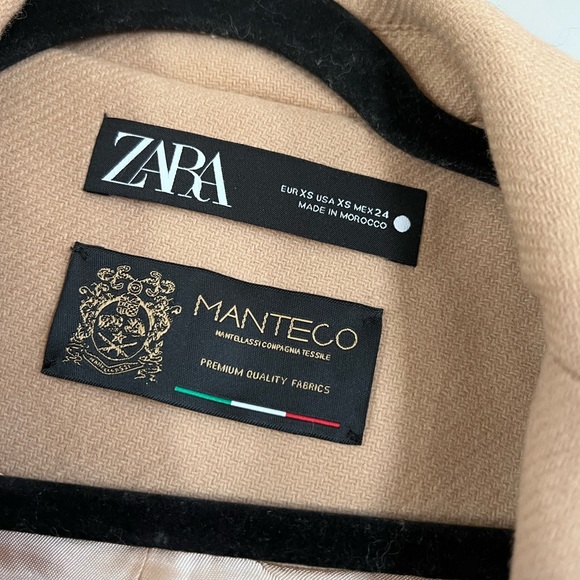 Zara camel coat manteco - Picture 2 of 12